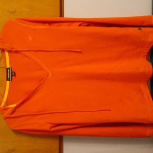 For sale! lands end  reddish orange hoodie  size 10-12